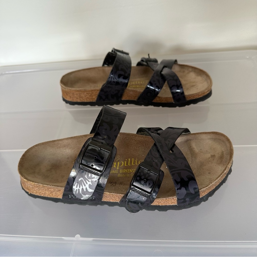 Birkenstock Papillio Hibiscus Floral Flower Sandals Women's Size 6 Beach Coastal - Picture 4 of 10